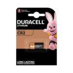 Pila Duracell CR2 B1 3V Litio para seguridad, sensores y fotografía