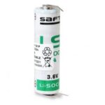 Pila SAFT LS14500 con lengüetas 3,6V 2600mAh Litio AA para industria y seguridad