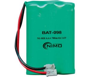3,6V 700mAh NiMh Bat098