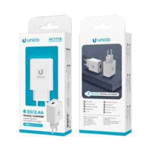 Cargador  Blanco 2,4A Tipo USB-A